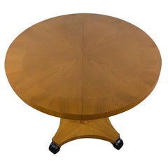 Adjustable Art Deco Pedestal Table