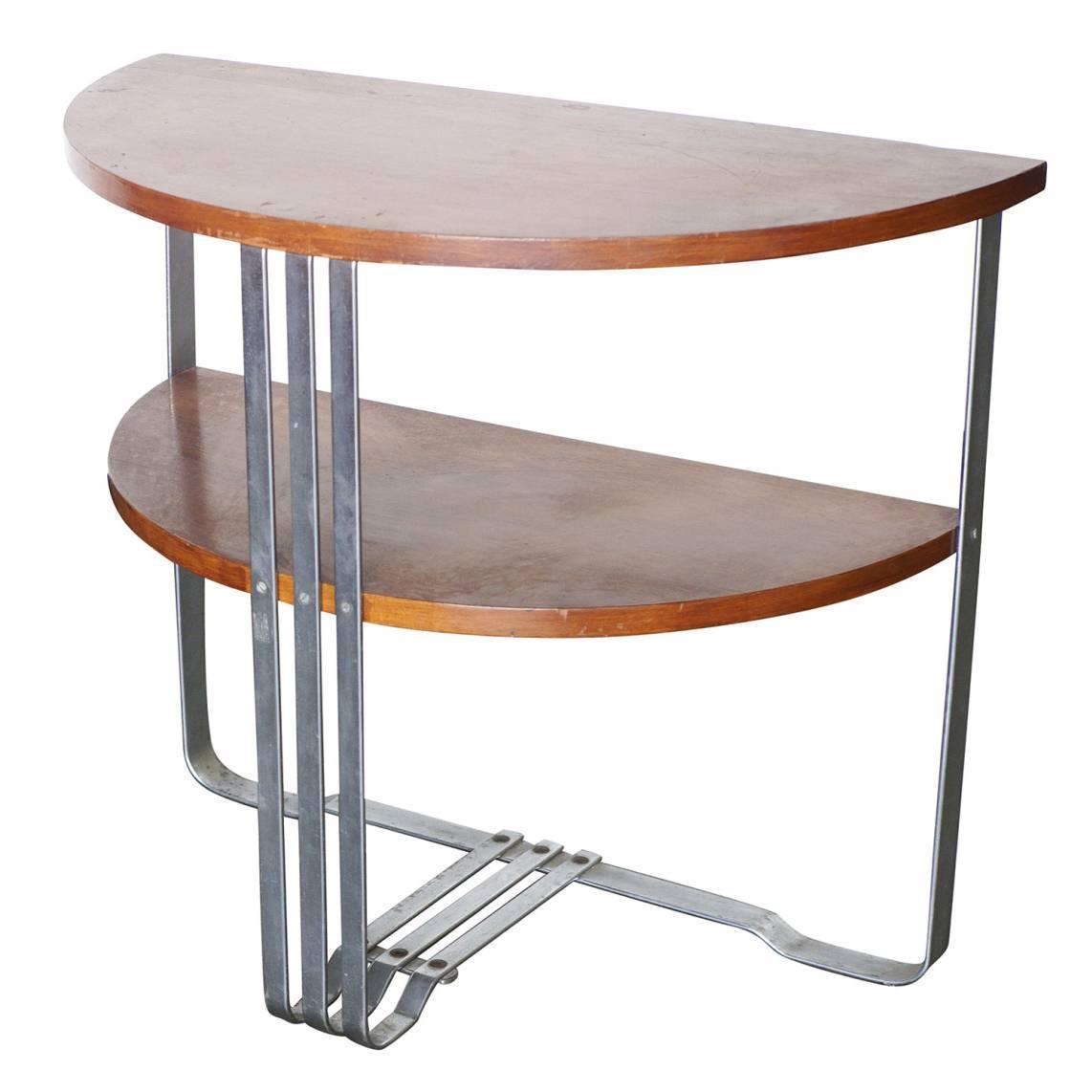 Wolfgang Hoffmann American Art Deco End Table at 1stdibs