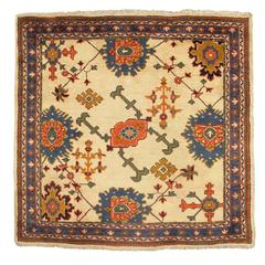 Early 20th Century Classic Tan Oushak Rug 5