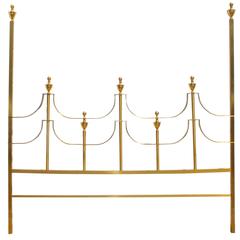 Mastercraft King-Size Brass Headboard by Joseph Braswell and Inman Cook