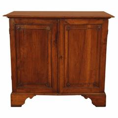 Italian Baroque Light Walnut Two-Door Cabinet, 17th century Italian Baroque Light Walnut Two-Door Cabinet, 17th century