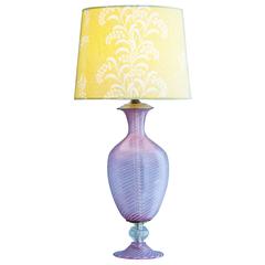 Vintage Italian Murano Glass Table Lamp