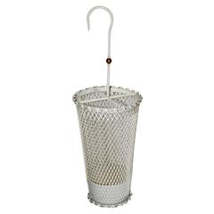 White Umbrella Stand by Mathieu Mategot France c.1950 6