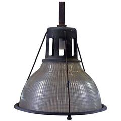 Industrial Ribbed Pendant Lamp by Holophane