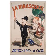 Italian Art Deco Period Poster by Achille Mauzan, 1924 4