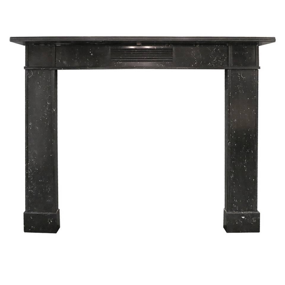 Antique Irish Kilkenny Marble Fireplace Mantel