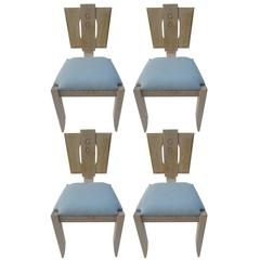 Set of Four Oak Chairs 2