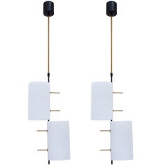 Mid-Century Modern Stilnovo Pendants