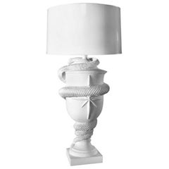 Flair Exclusive Grande Serpent Urn Table Lamp Handcrafted by George Sellers 9