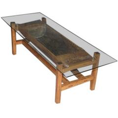 Rustic Antique Doughset Coffee Table / Planter 2