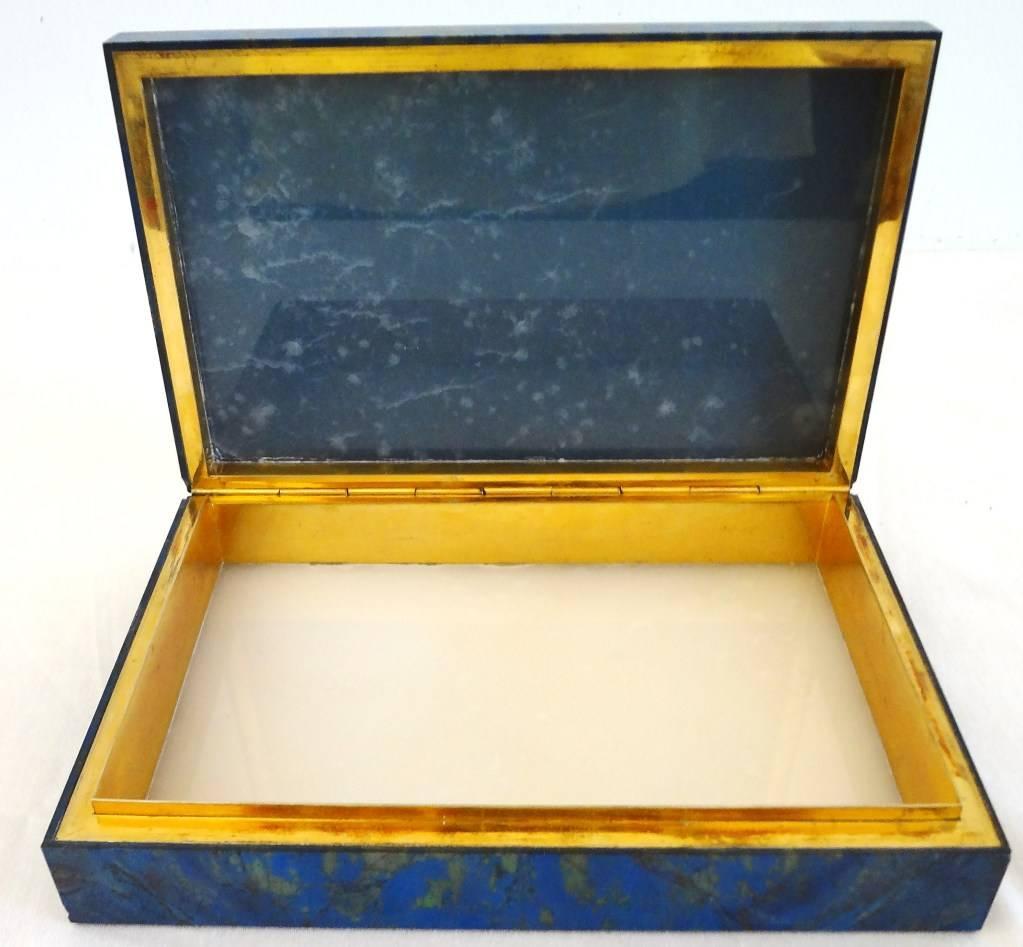 Rare 1970s Cartier Lapis Lazuli Box In Excellent Condition In Washington, DC
