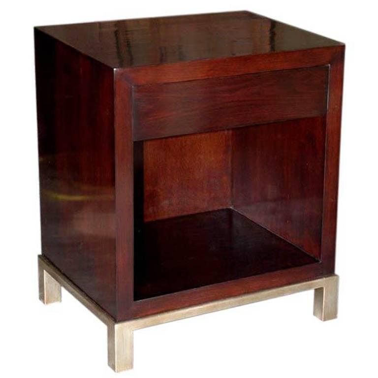 Bedside Cabinets in Solid Walnut, Custom Made by Petersen Antiques