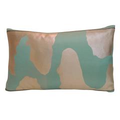 silk bolster pillow Vintage Japanese Silver Obi Silk Bolster Decorative Pillow