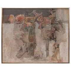 Signed and Dated, 1960 Hans Burkhardt Painting 1