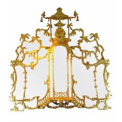 Chinoiserie Style Gilt Mirror inspired by the Doris Duke Collection