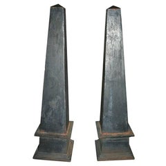 20th Century Iron Obelisks
