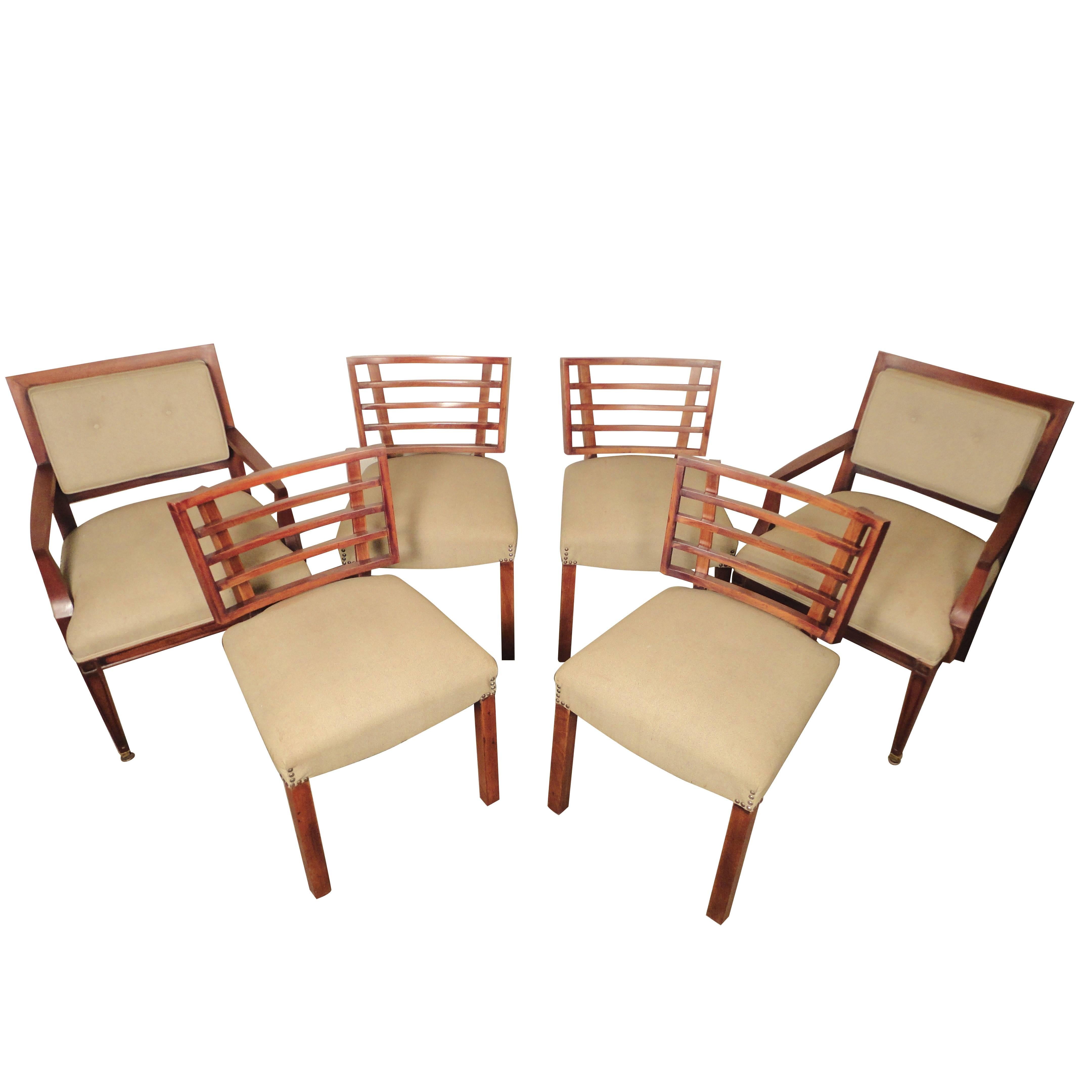 Set of Six Dining Chairs by Widdicomb