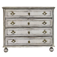 19th Century Swedish Gustavian Painted Commode or Chest of Drawers 8