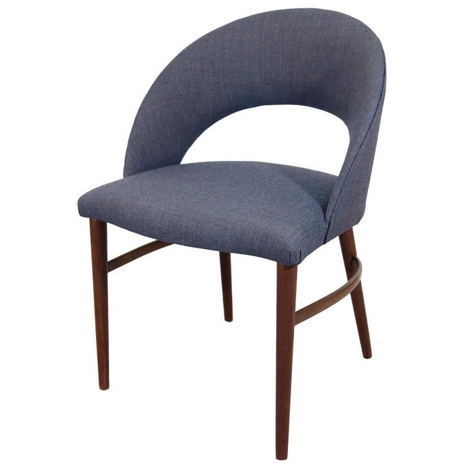 Danish Modern Side Chair by Designer Frode Holm