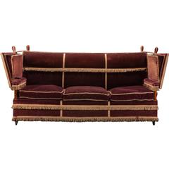 Velvet Knole Sofa