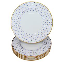 Set of Six Tiffany & Co. Gold Rimmed French Plates 3