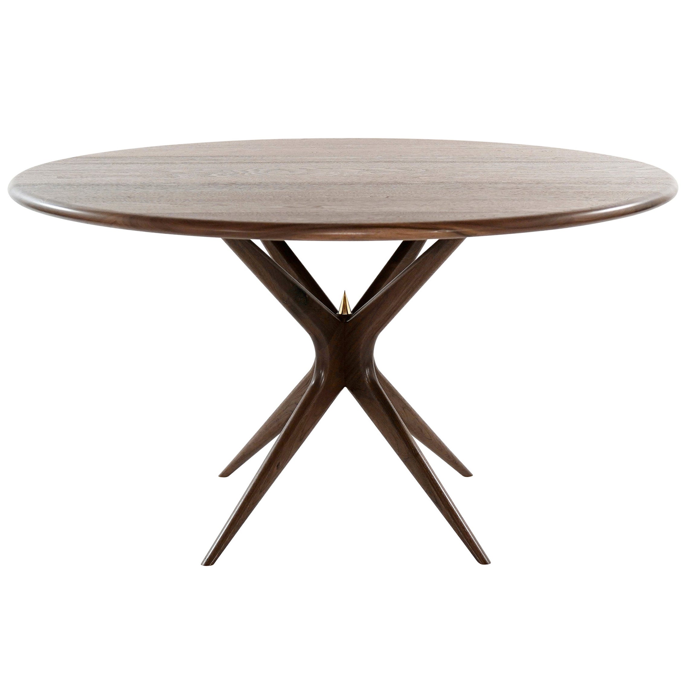 Gazelle Dining Table in Walnut by Stamford Modern For Sale
