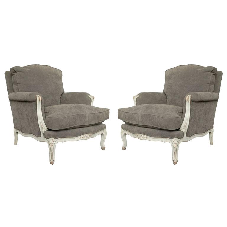 Pair of French Armchairs For Sale at 1stdibs