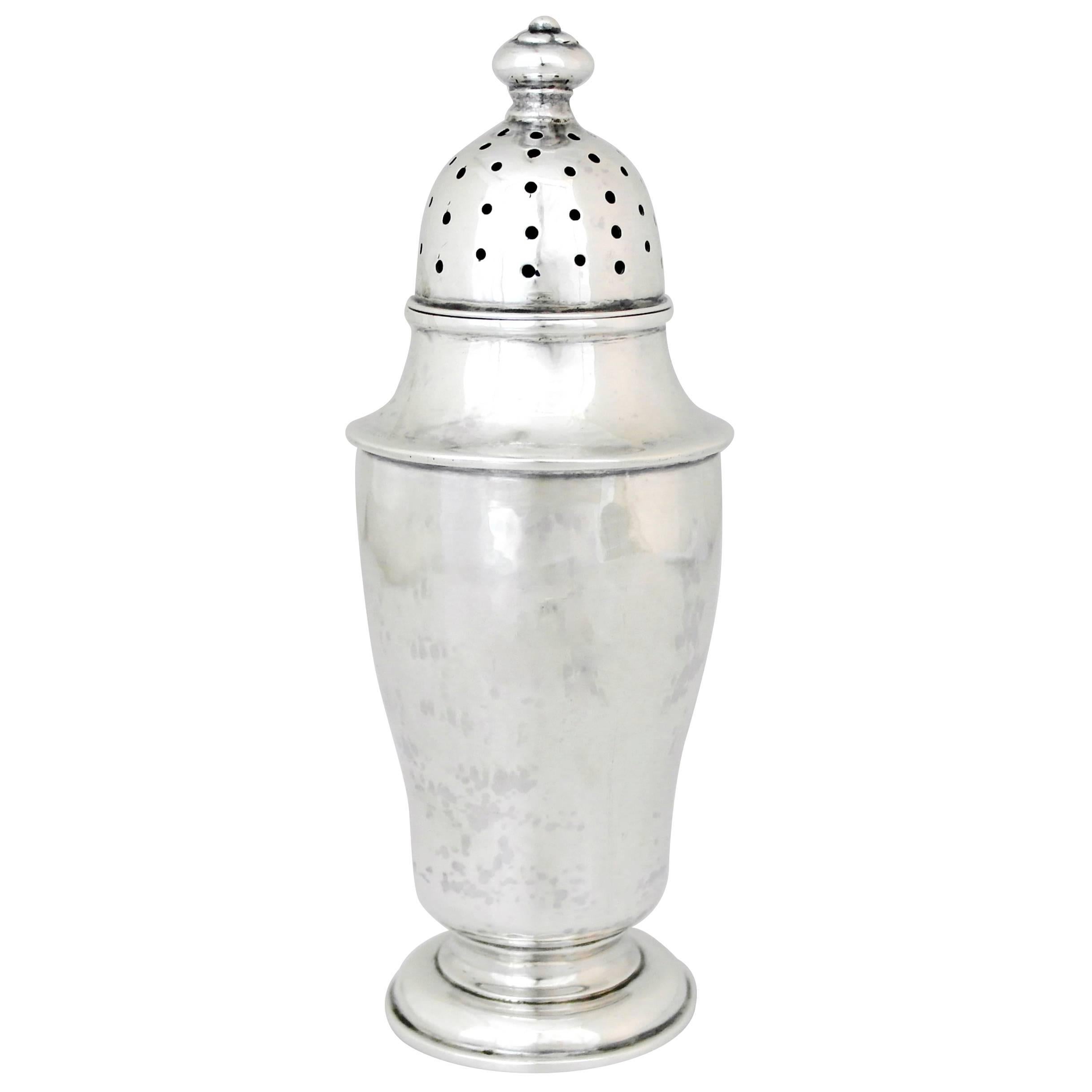 James Woolley Boston Arts & Crafts Sterling Silver Sugar Caster For Sale