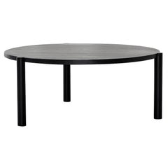 WC1 Cocktail Table by ASH NYC in Black Oak 