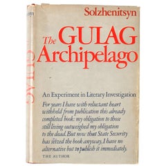 "The Gulag Archipelago" Book by Alexander Solzhenitsyn, First Edition, 1918-1956