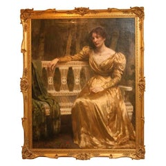 Portrait of Otilla Brorson by Julius Paulsen