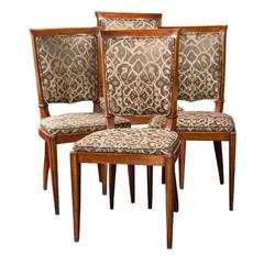 Set of Four Mid-Century Modern Rosewood Dining Chairs 1