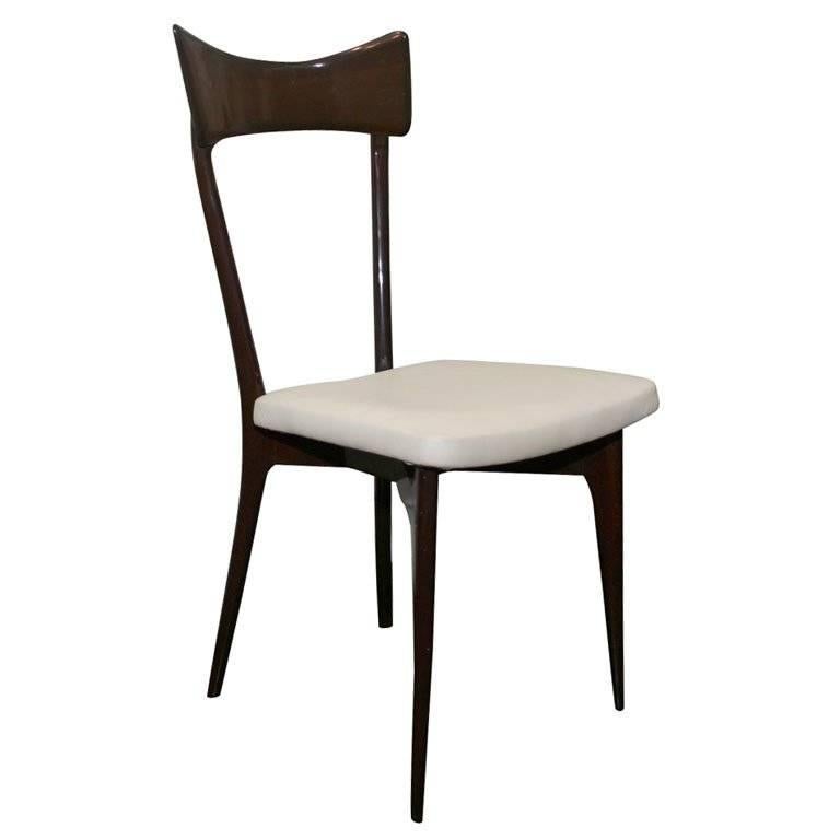Six Ico Parisi Dining Chairs For Sale