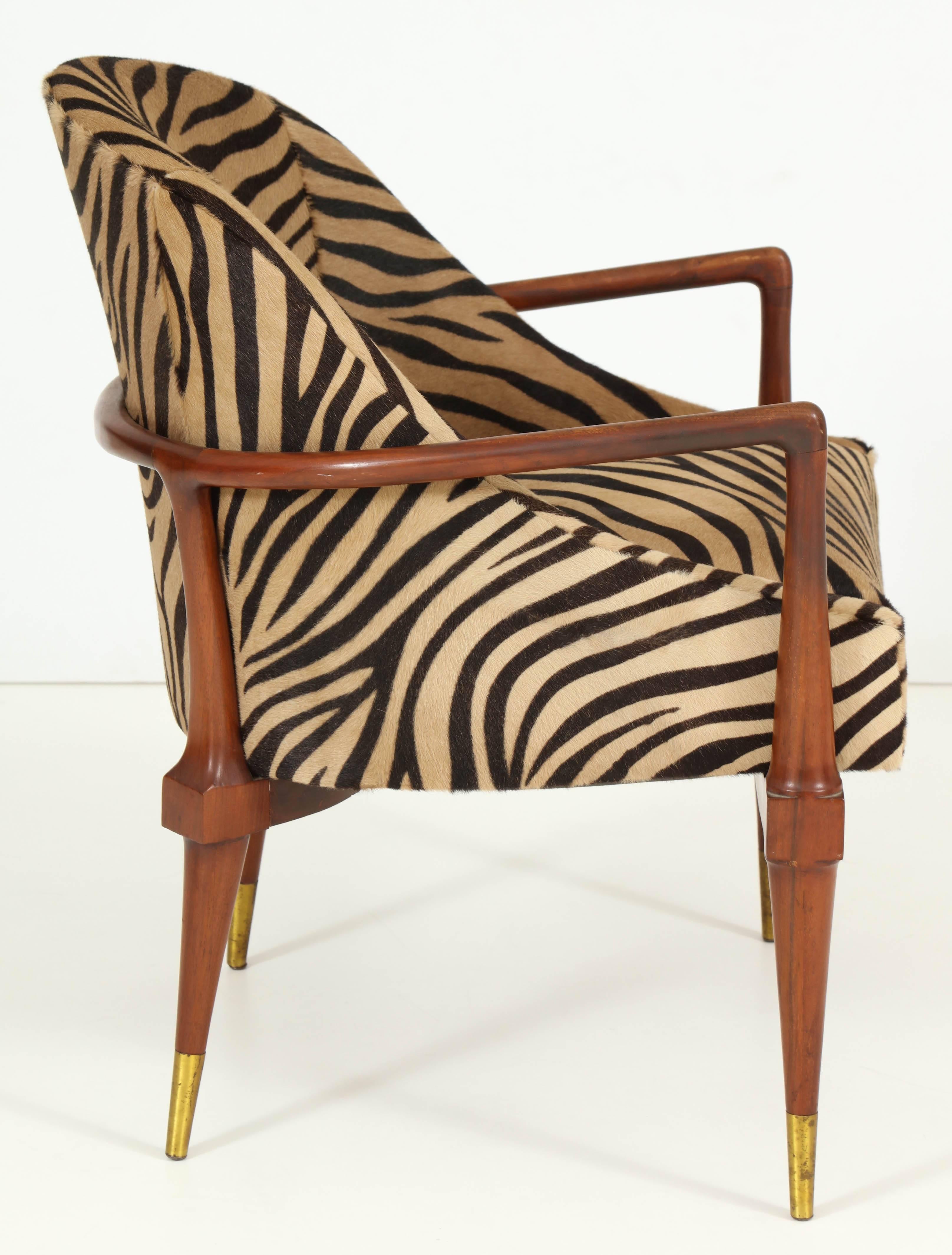 Mid-Century Modern Sculptural Modern Scoop Back Lounge Chair