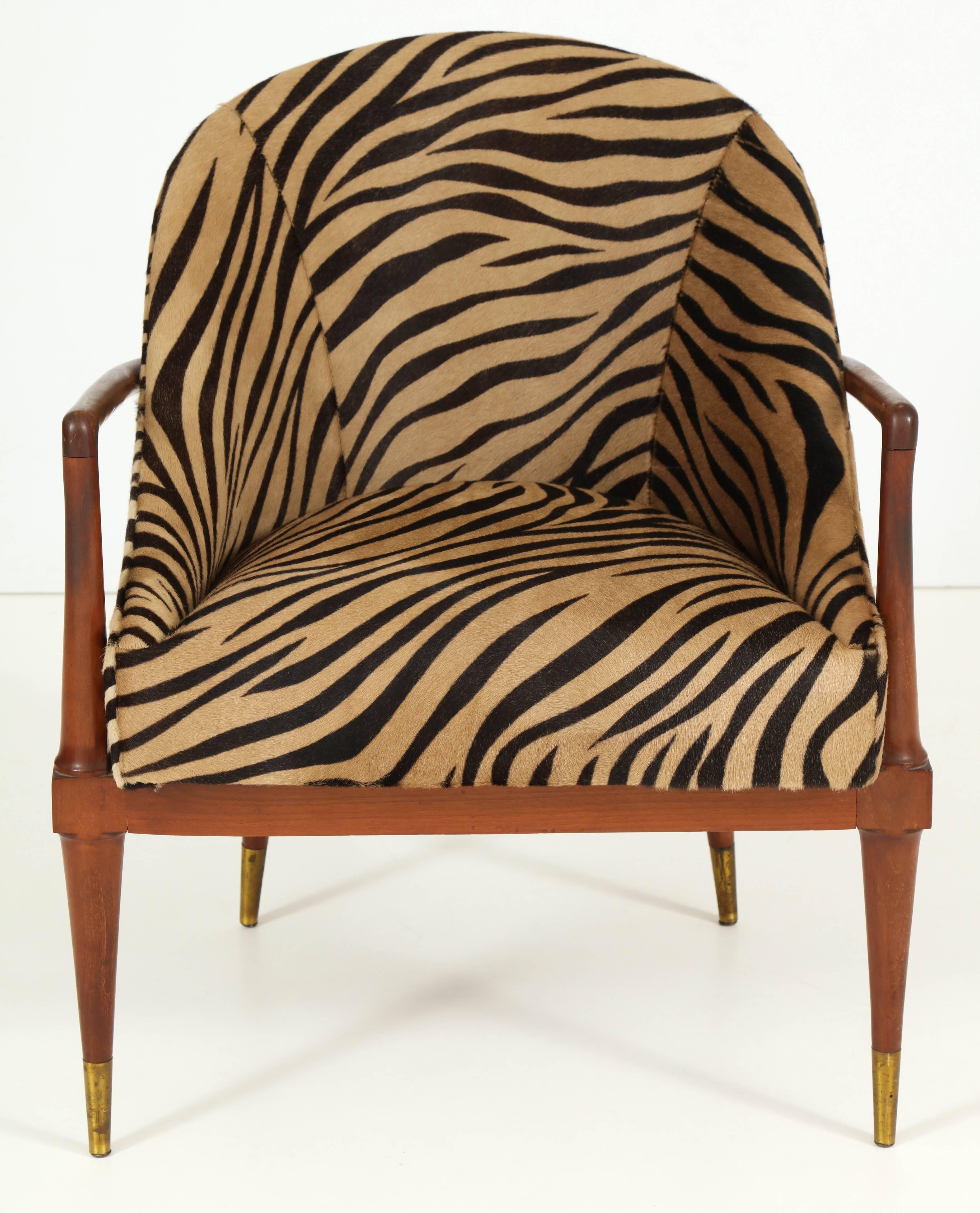 American Sculptural Modern Scoop Back Lounge Chair