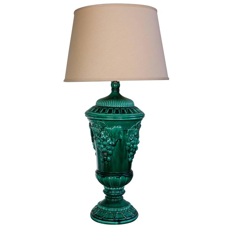 Large Ceramic Table Lamp at 1stdibs