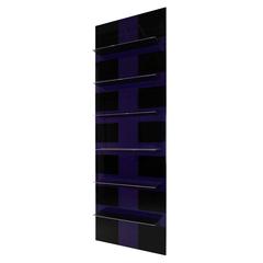 Basilio Cantilevered Shelf Unit, Aluminium, Bronze Shelves, Polychrome Lacquer 4