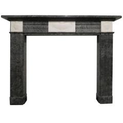 Early 19th Century Bardiglio Marble Fireplace Mantel 10