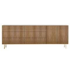 Ingemar Cabinet or Dresser or Sideboard or Buffet in African Ebony and Bronze 11