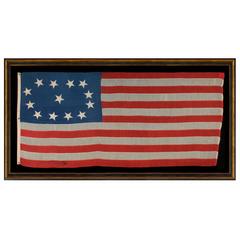 Early 13 Star Ship's Flag with Oval Variation of the Third Maryland Pattern 9