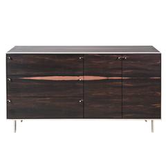 Ingemar Cabinet or Dresser or Storage Cabinet in African Ebony and Bronze 10