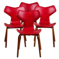 Grand Prix Chairs by Arne Jacobsen