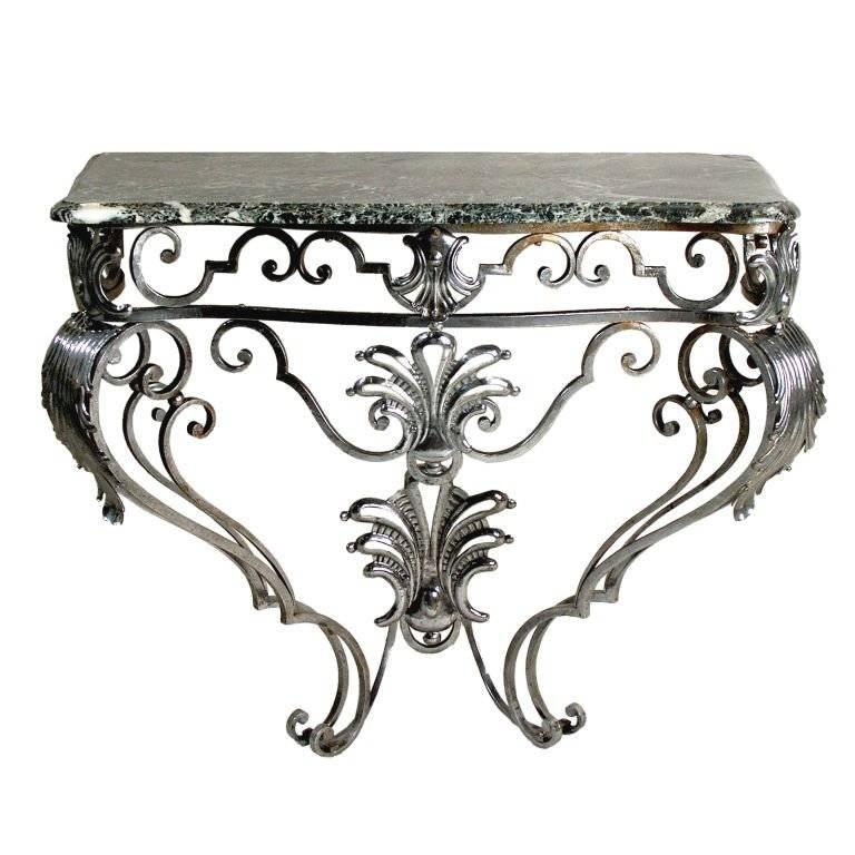 Marble-Top Console