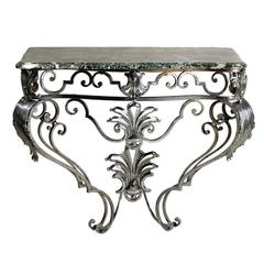 Marble-Top Console 6