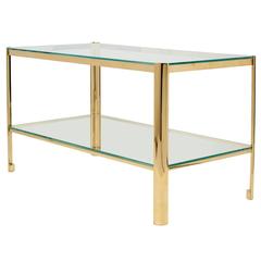 Bronze and Glass Cocktail Table by Jacques Quinet for Maison Malabert 10
