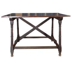 French Cross "X" Stretcher Table
