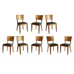 Set of Eight French Art Deco Chairs