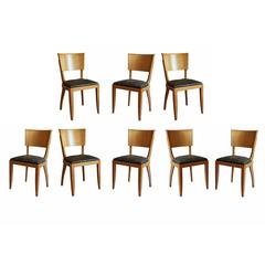 Set of Eight French Art Deco Chairs