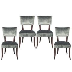 Set of Four Elis Mid Century Modern Style Dining Chairs 12