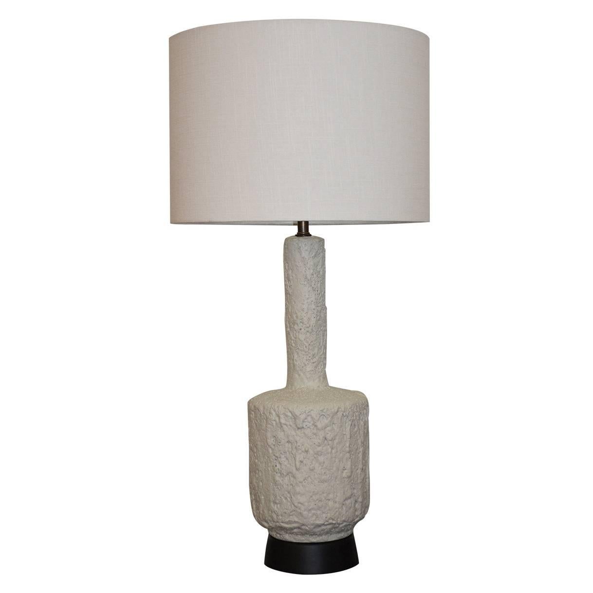 Mid-Century Modern Plaster Lamp For Sale